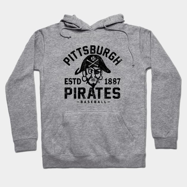 Pittsburgh Pirates Retro 2 by Buck Tee Originals Hoodie by Buck Tee